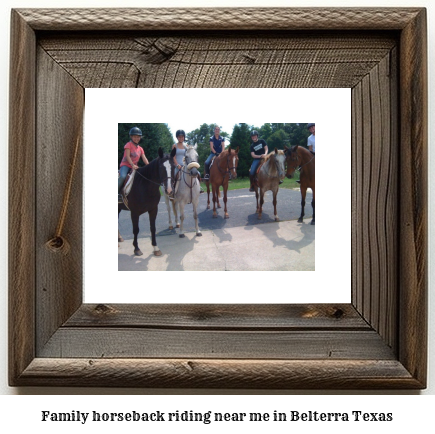 family horseback riding near me in Belterra, Texas